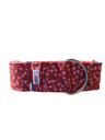 Collar martingale flor rojo