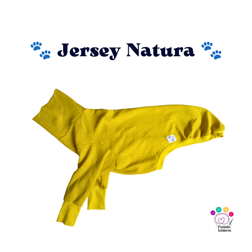 Jersey Natura con patitas Amarillo