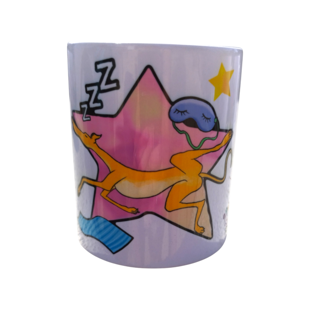 Taza galgo canela 